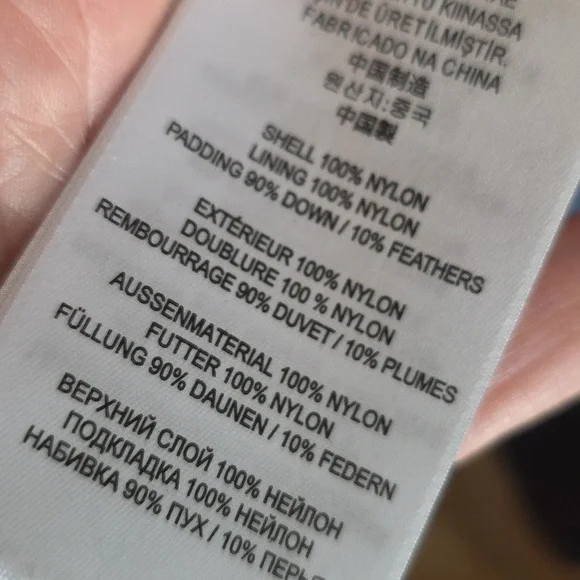 TUMI Packable down puffer jacket! S - Picture 9 of 9